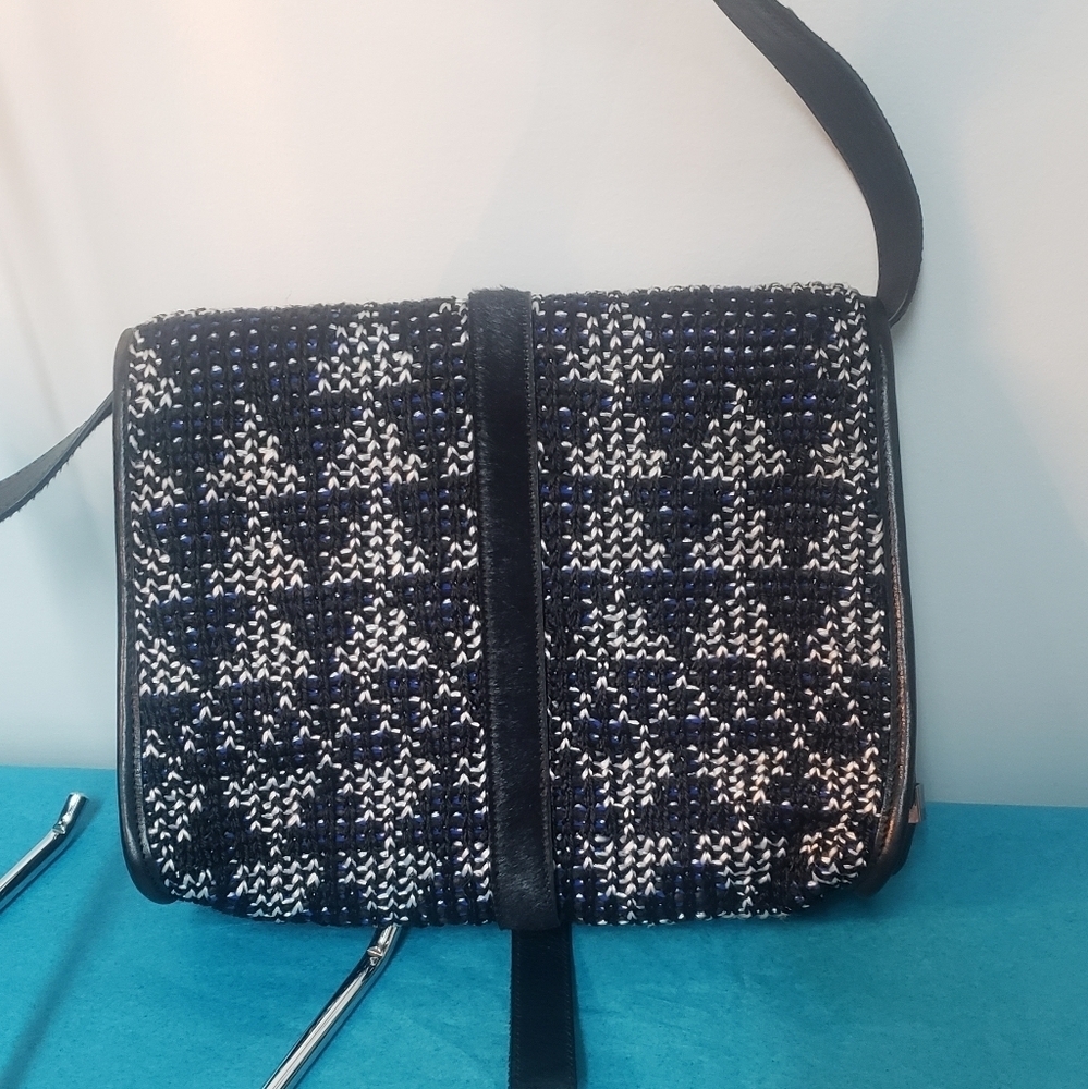 Proenza Schouler Leather Woven Pony Hair Crossbody - Picture 4 of 16